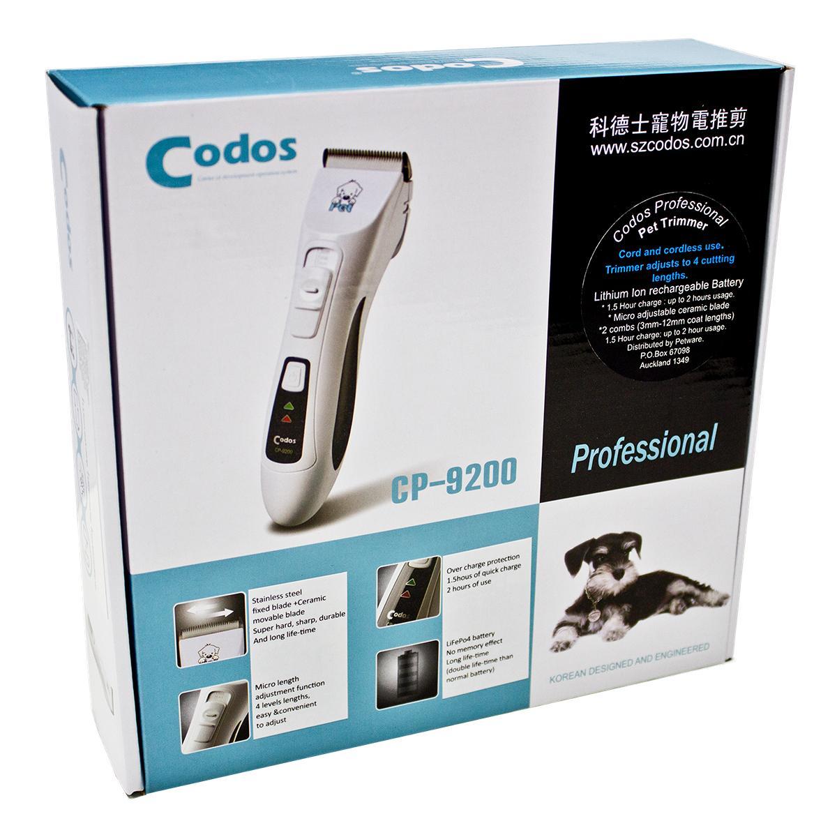 Codos Professional Cordless Pet Clipper