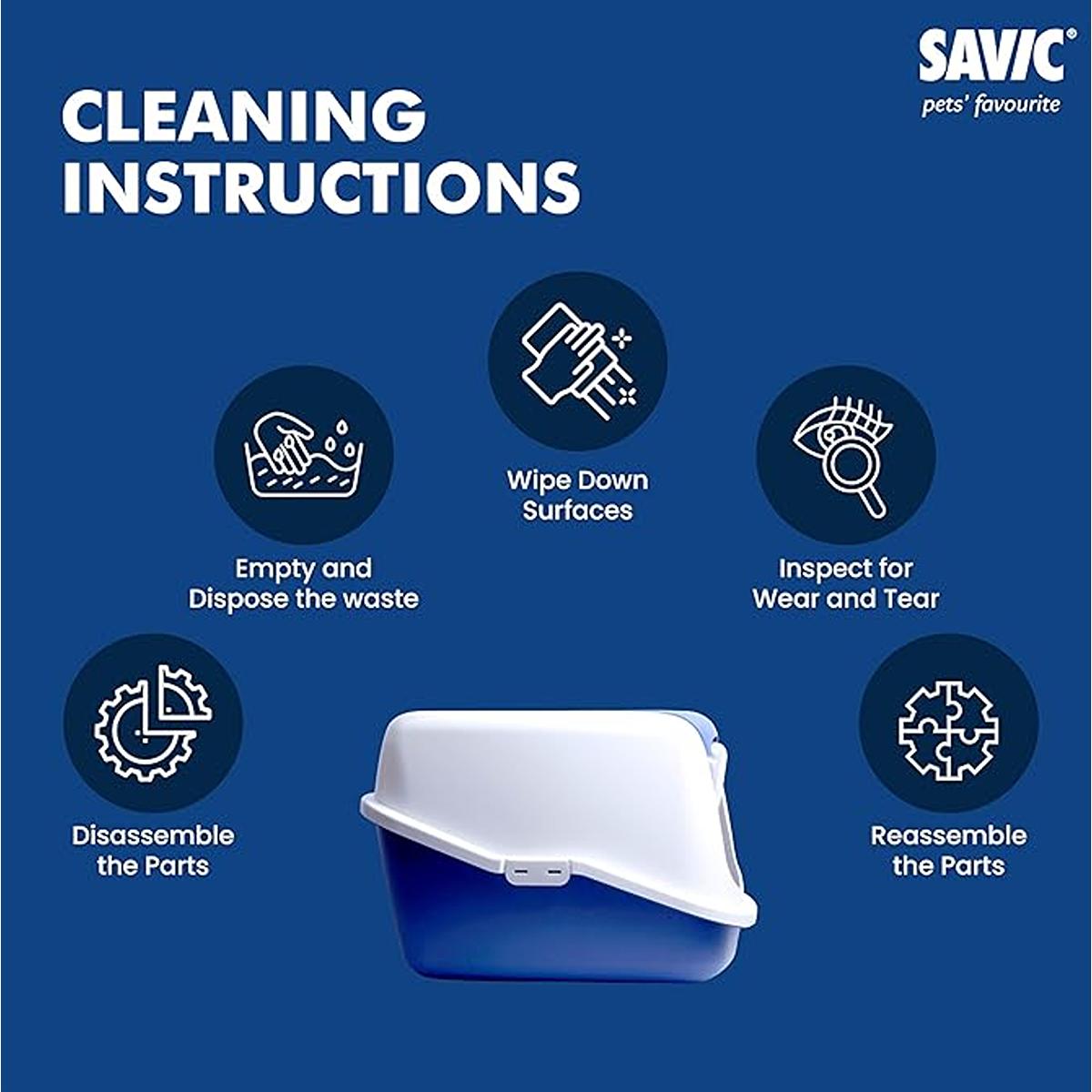 Savic Nestor Hooded Cat Litter Tray