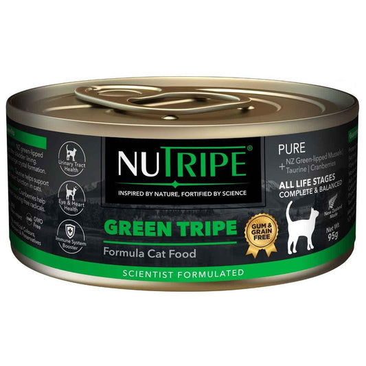 NUTRIPE Pure Gum-Free Green Tripe Wet Cat Food