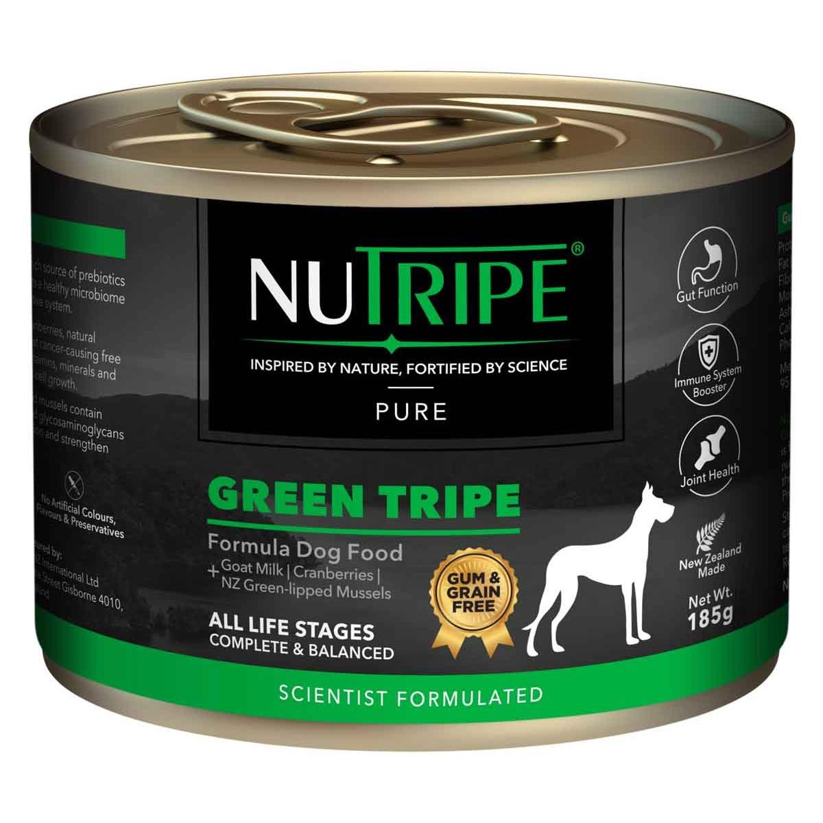 NUTRIPE Pure Gum-Free Green Tripe Wet Dog Food