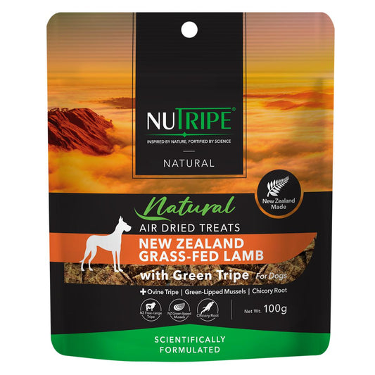 Nutripe Lamb with Green Tripe Air-Dried Dog Treats