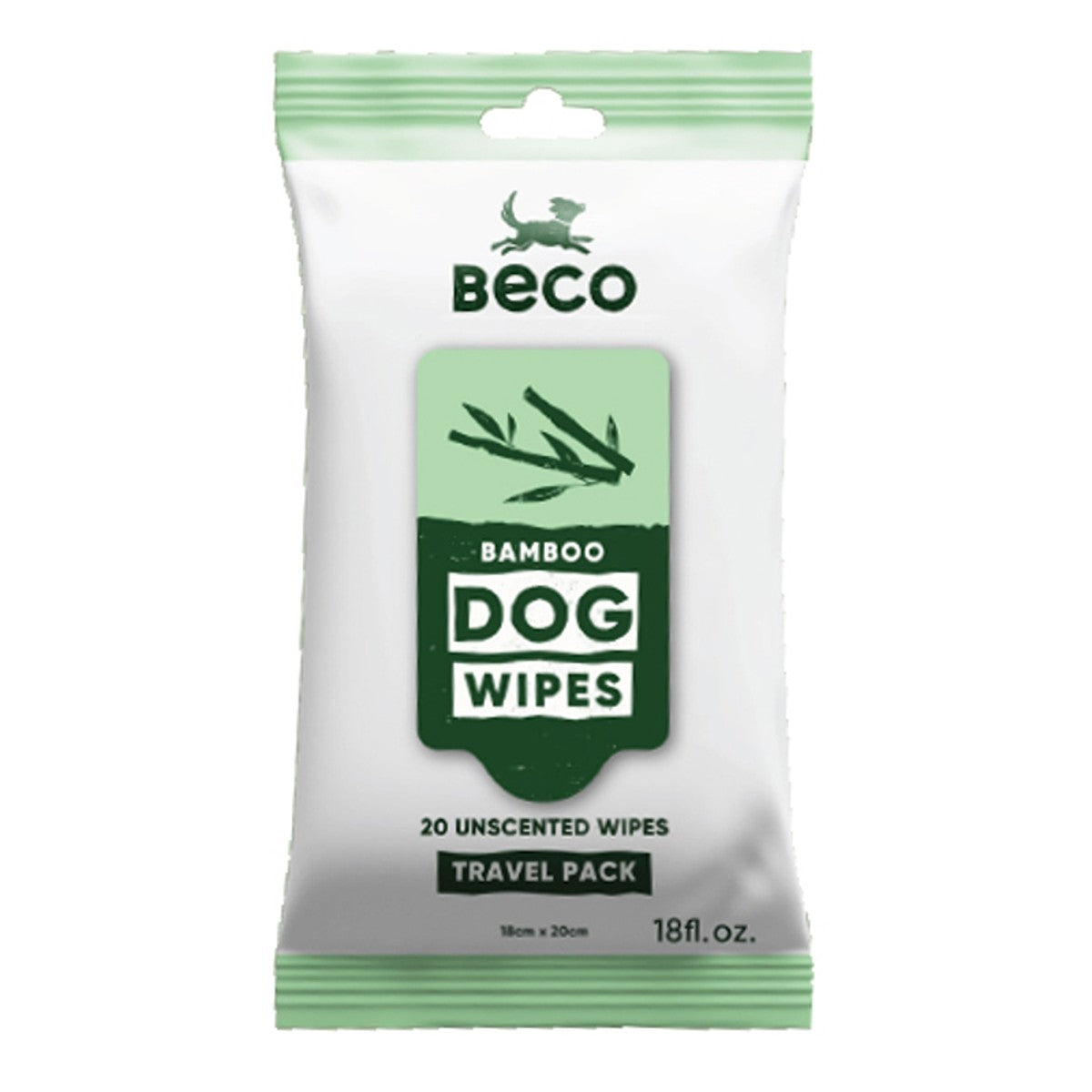 Beco Bamboo Unscented Travel Wipes