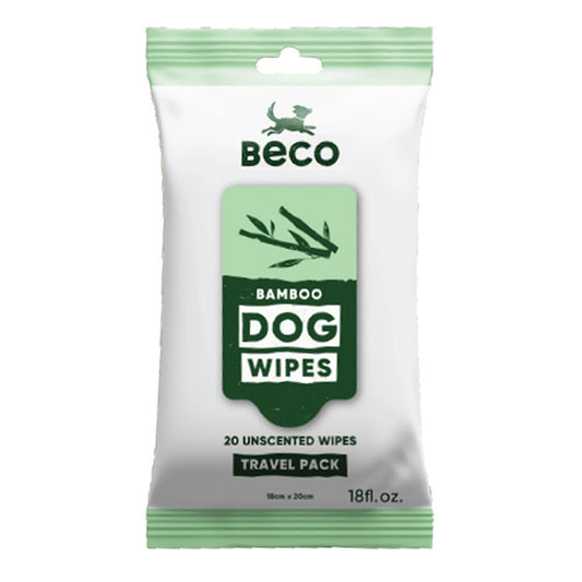 Beco Bamboo Unscented Travel Wipes