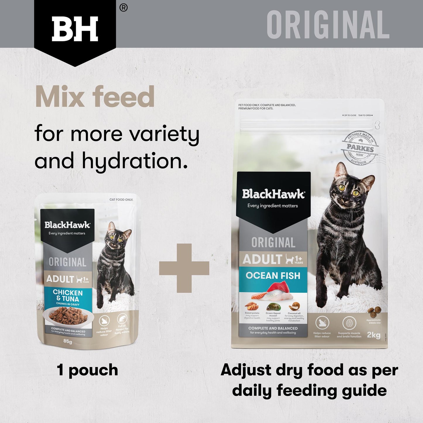 Black Hawk Original Chicken & Tuna in Gravy Wet Cat Food