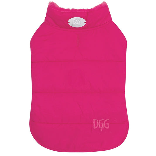 DGG Puffer Dog Jumper Stand Out Pink