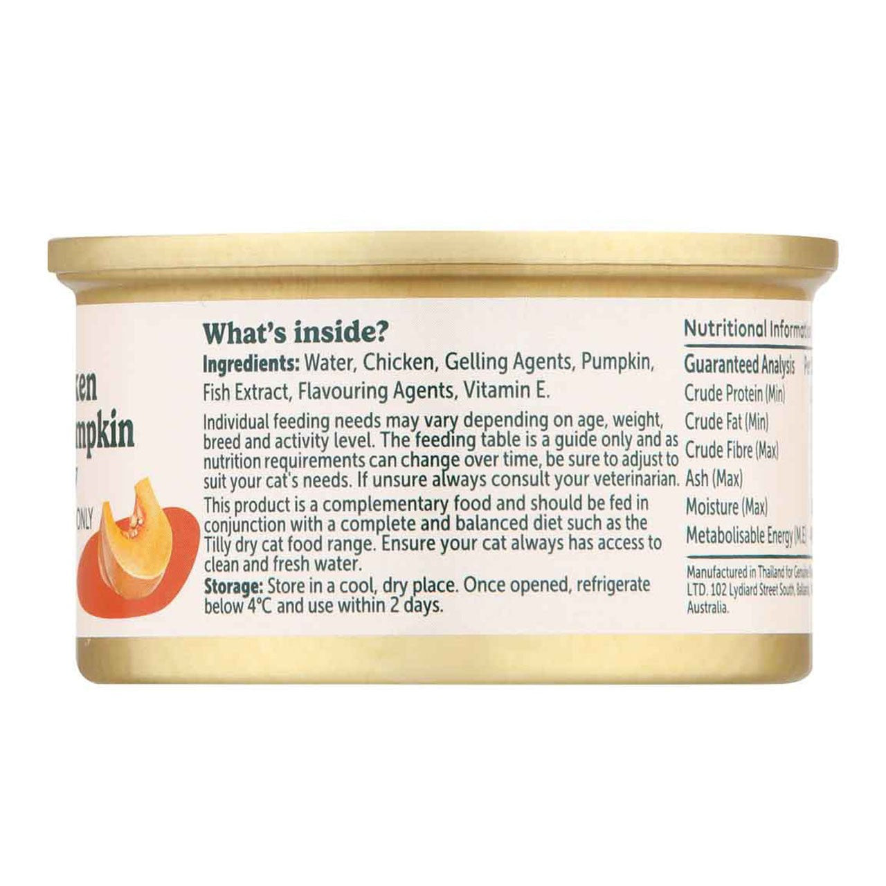 Tilly Indulgent Meals Chicken & Pumpkin in Jelly Wet Cat Food