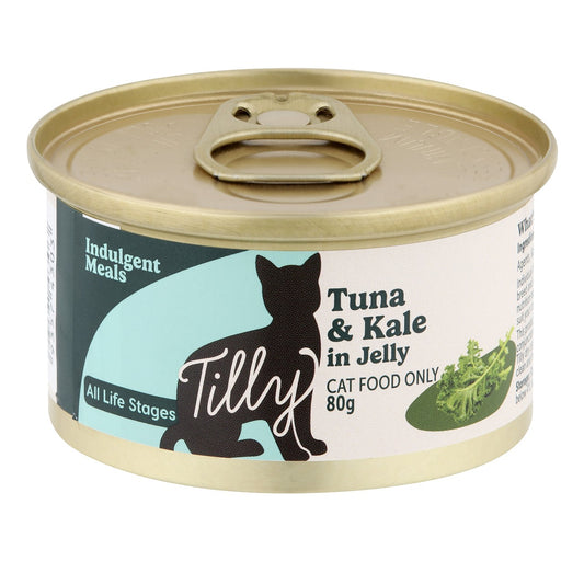 Tilly Indulgent Meals Tuna & Kale in Jelly Wet Cat Food
