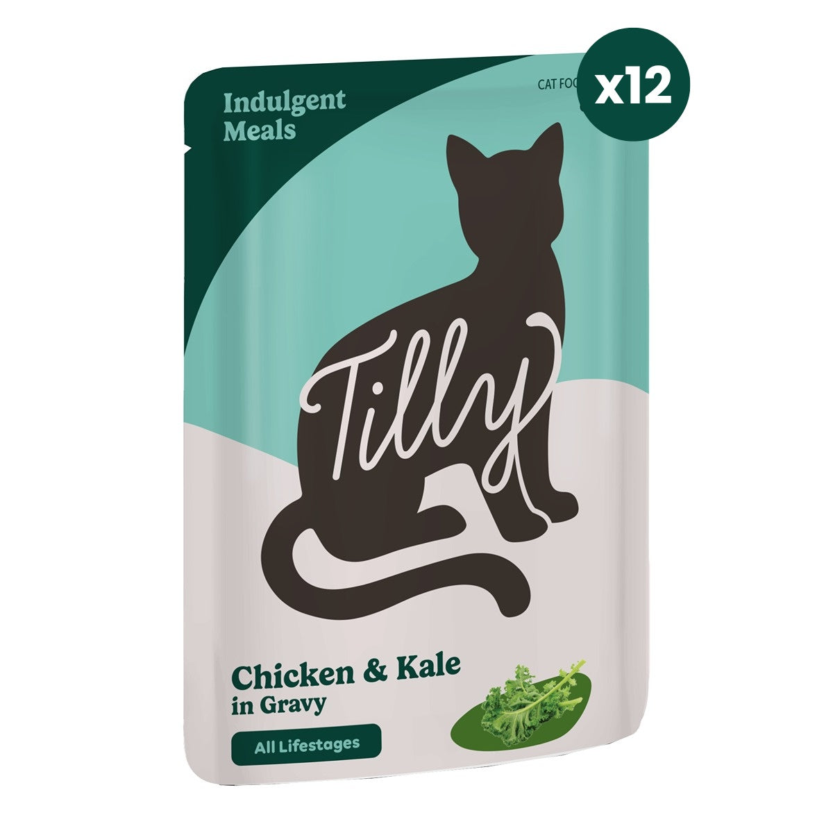 Tilly Indulgent Meals Chicken & Kale in Gravy Wet Cat Food