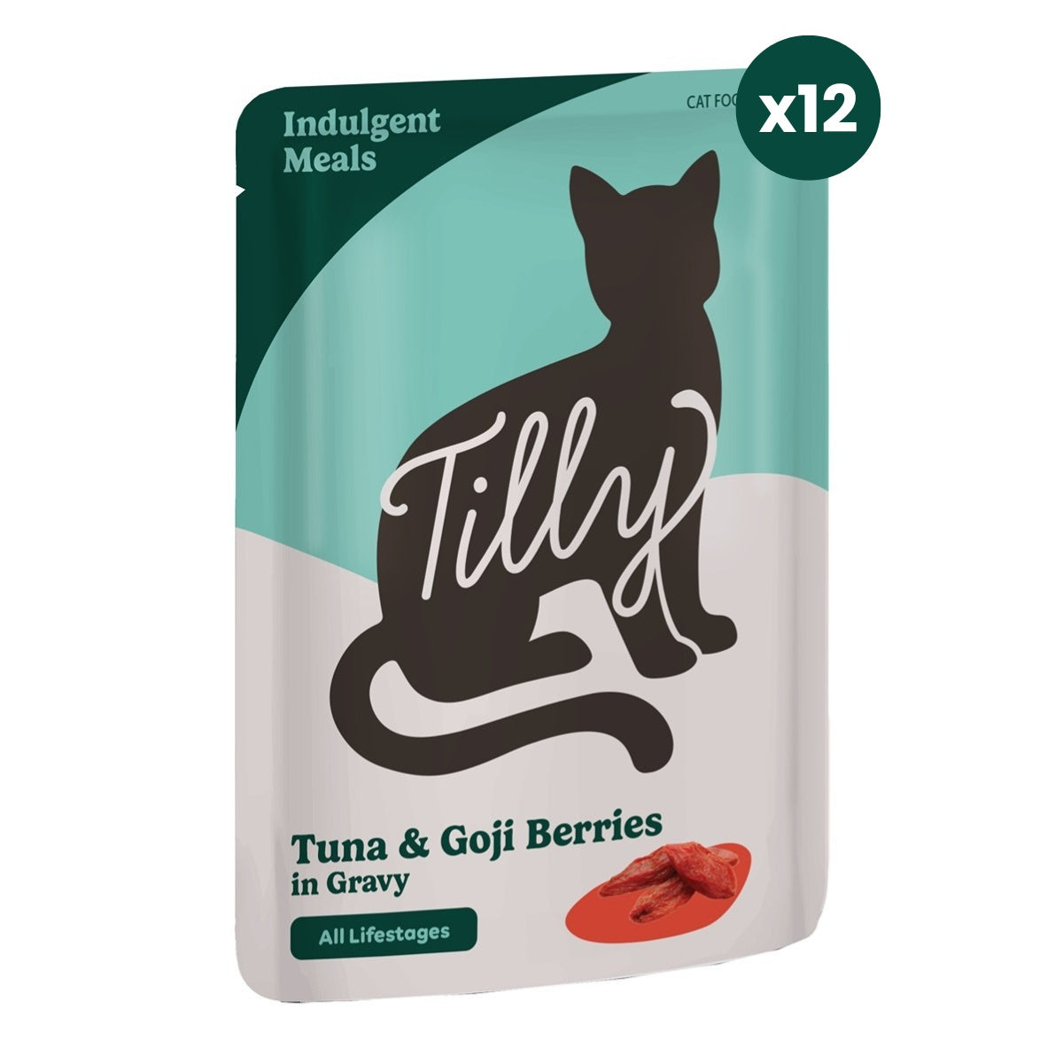 Tilly Indulgent Meals Tuna & Goji Berries in Gravy Wet Cat Food