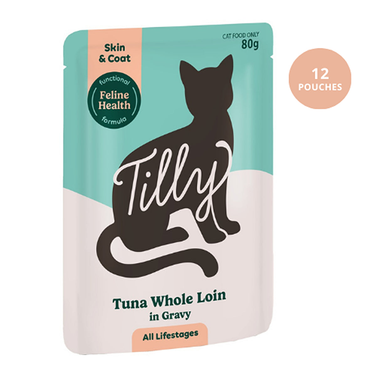 Tilly Skin & Coat Tuna in Gravy Wet Cat Food