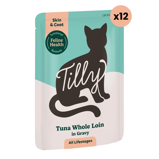 Tilly Skin & Coat Tuna in Gravy Wet Cat Food