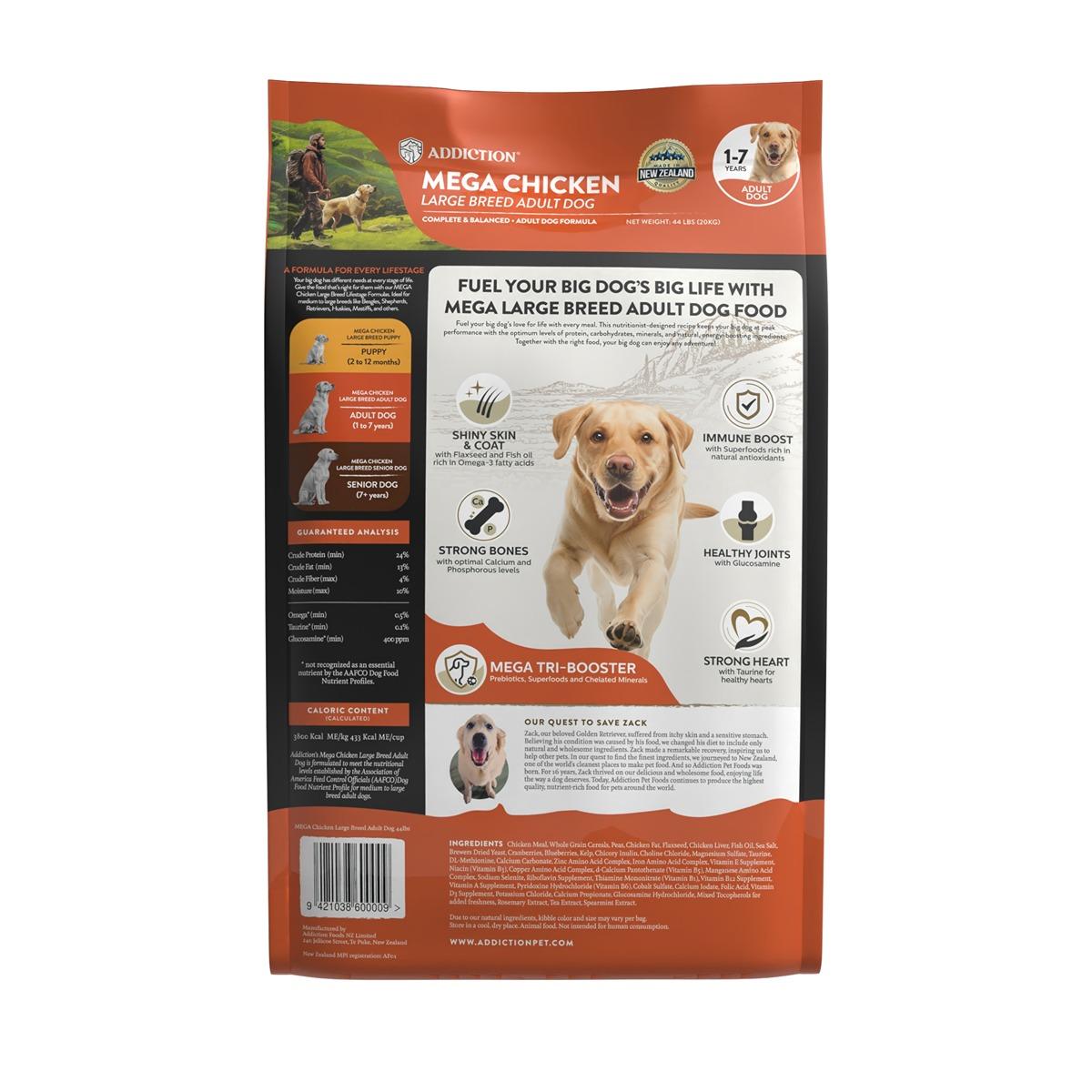 Addiction MEGA Large Breed Adult Dry Dog Food