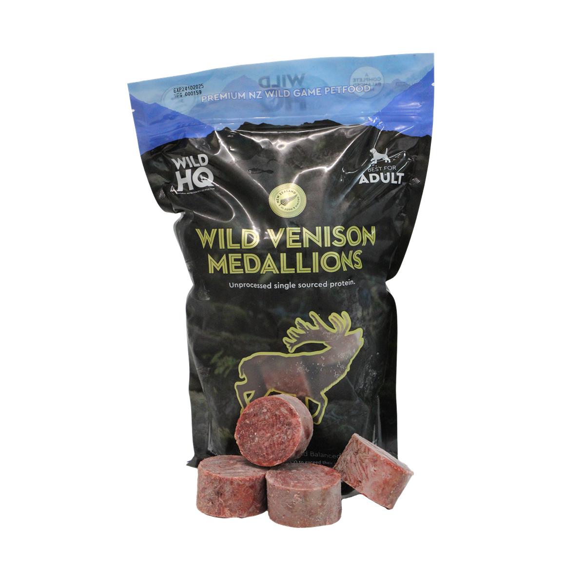 Wild HQ Frozen Venison Medallions Adult Dog Food