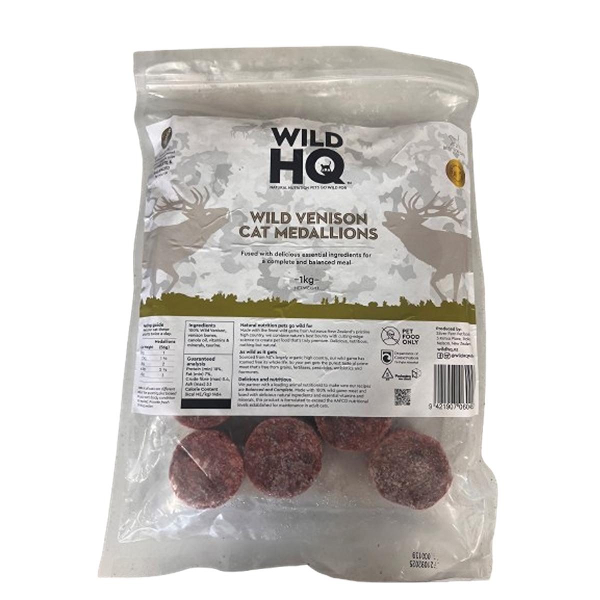 Wild HQ Frozen Venison Medallions Adult Cat Food