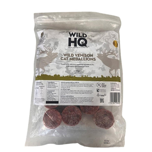 Wild HQ Frozen Venison Medallions Adult Cat Food