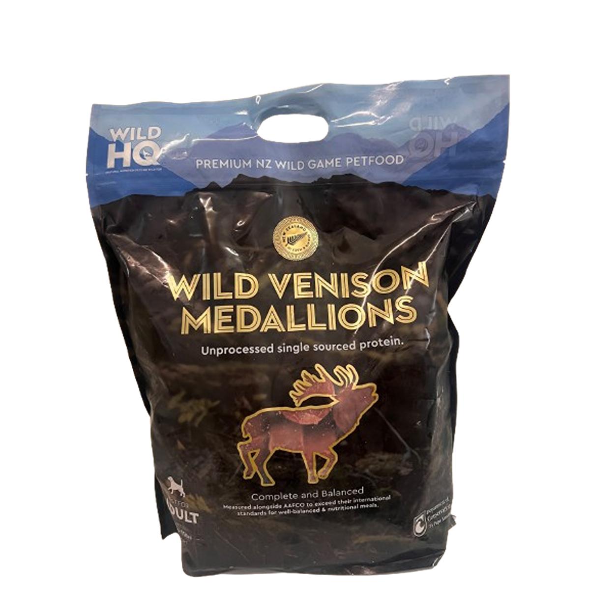 Wild HQ Frozen Venison Medallions Adult Dog Food