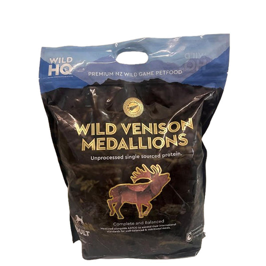 Wild HQ Frozen Venison Medallions Adult Dog Food
