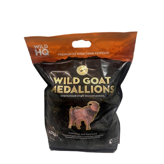Wild HQ Frozen Goat Medallions Adult Dog Food