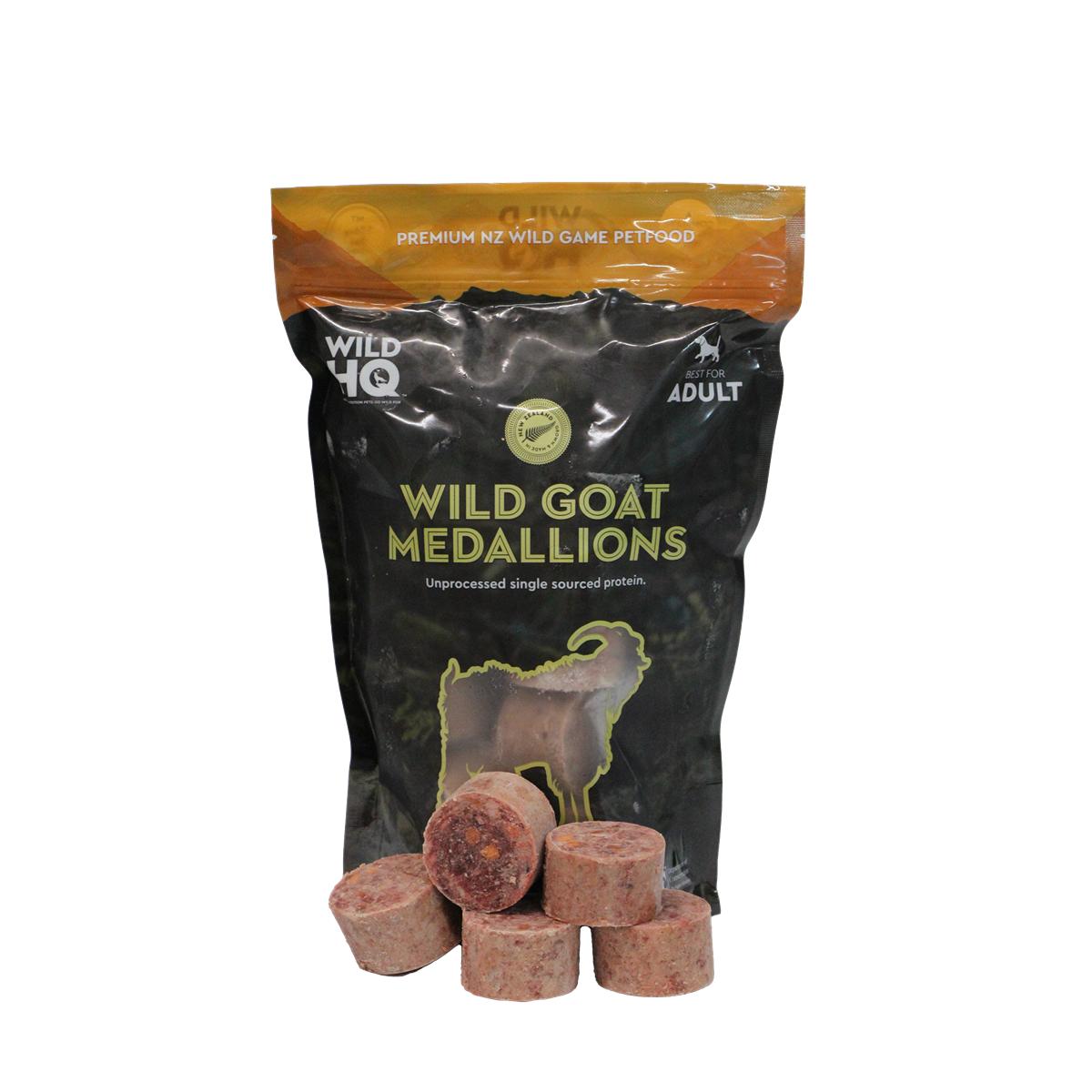Wild HQ Frozen Goat Medallions Adult Dog Food
