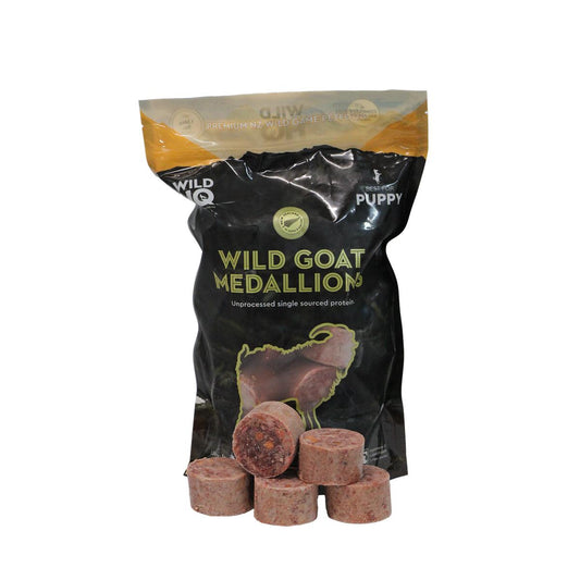 Wild HQ Frozen Goat Medallions Puppy Food