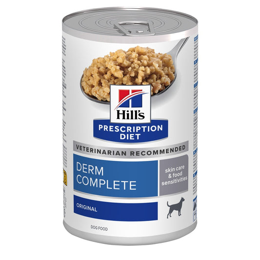 Hill’s Prescription Diet Derm Complete Canned Wet Dog Food