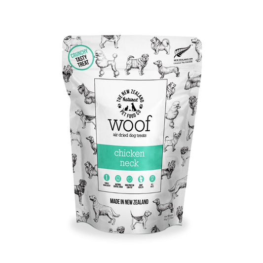 Woof Air-Dried Chicken Neck Dog Treats