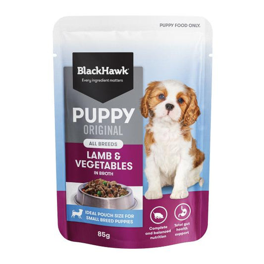 Black Hawk Lamb Puppy Wet Food Pouch