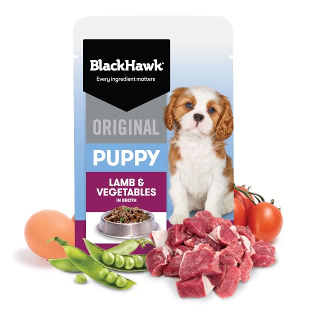 Black Hawk Lamb Puppy Wet Food Pouch