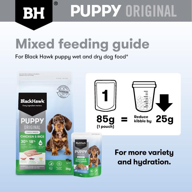 Black Hawk Chicken Puppy Wet Food Pouch
