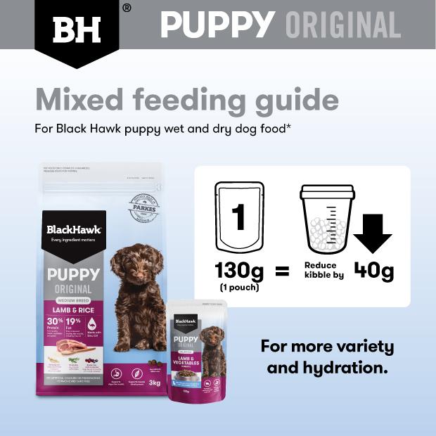 Black Hawk Lamb Puppy Wet Food Pouch