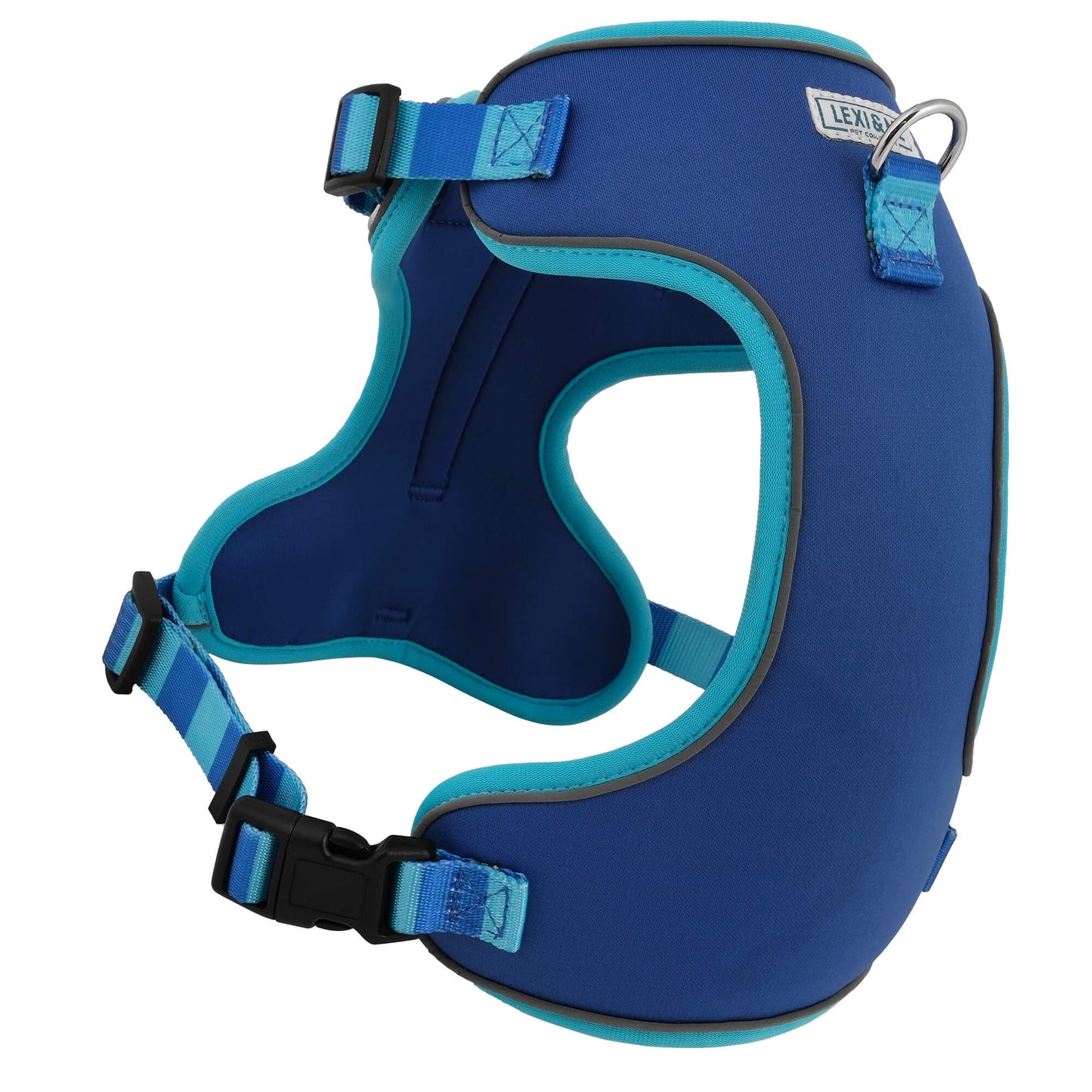 Lexi & Me Blue Check Dog Harness
