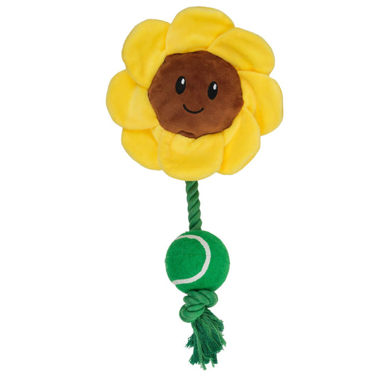 Lexi & Me Sunflower Rope & Ball Toy