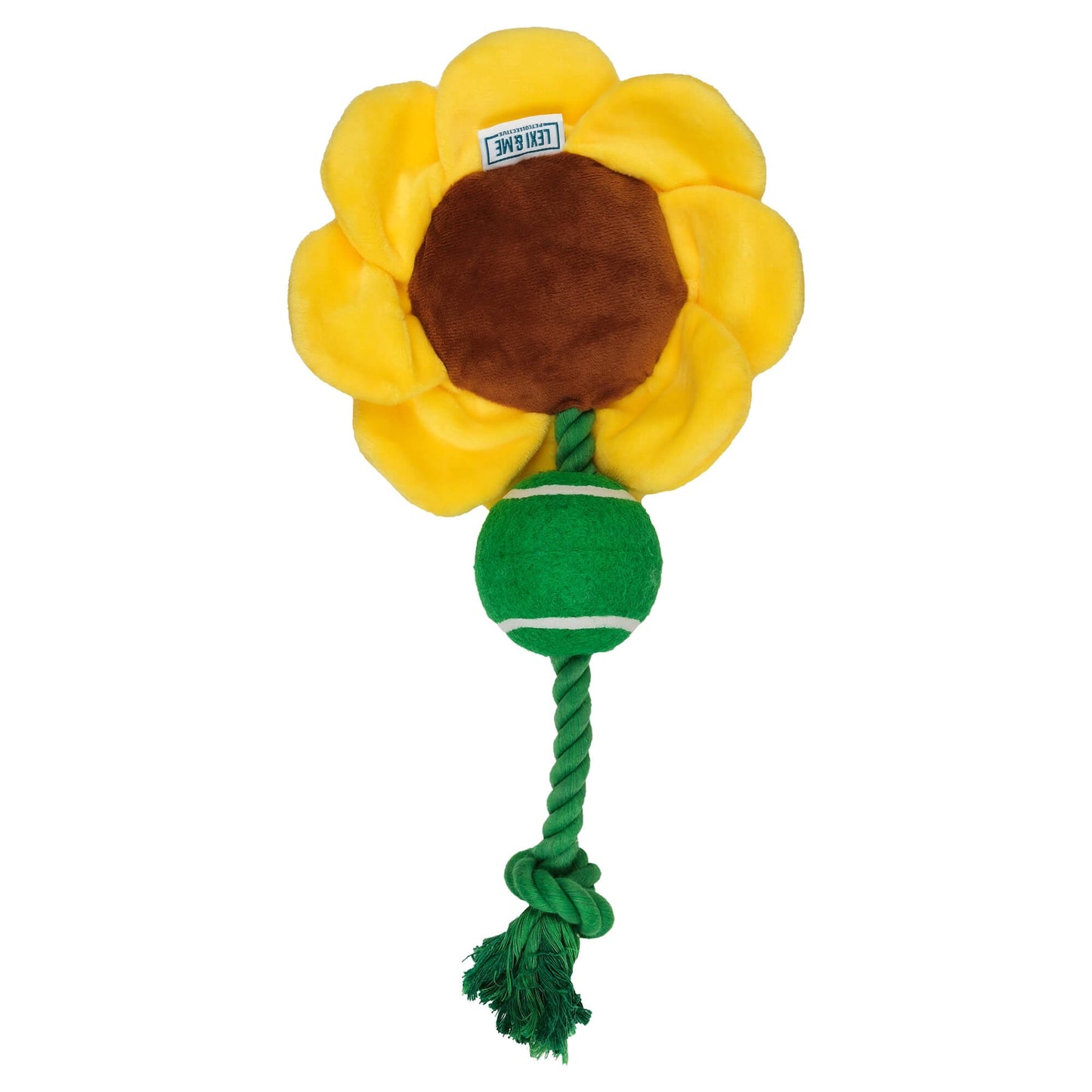 Lexi & Me Sunflower Rope & Ball Toy