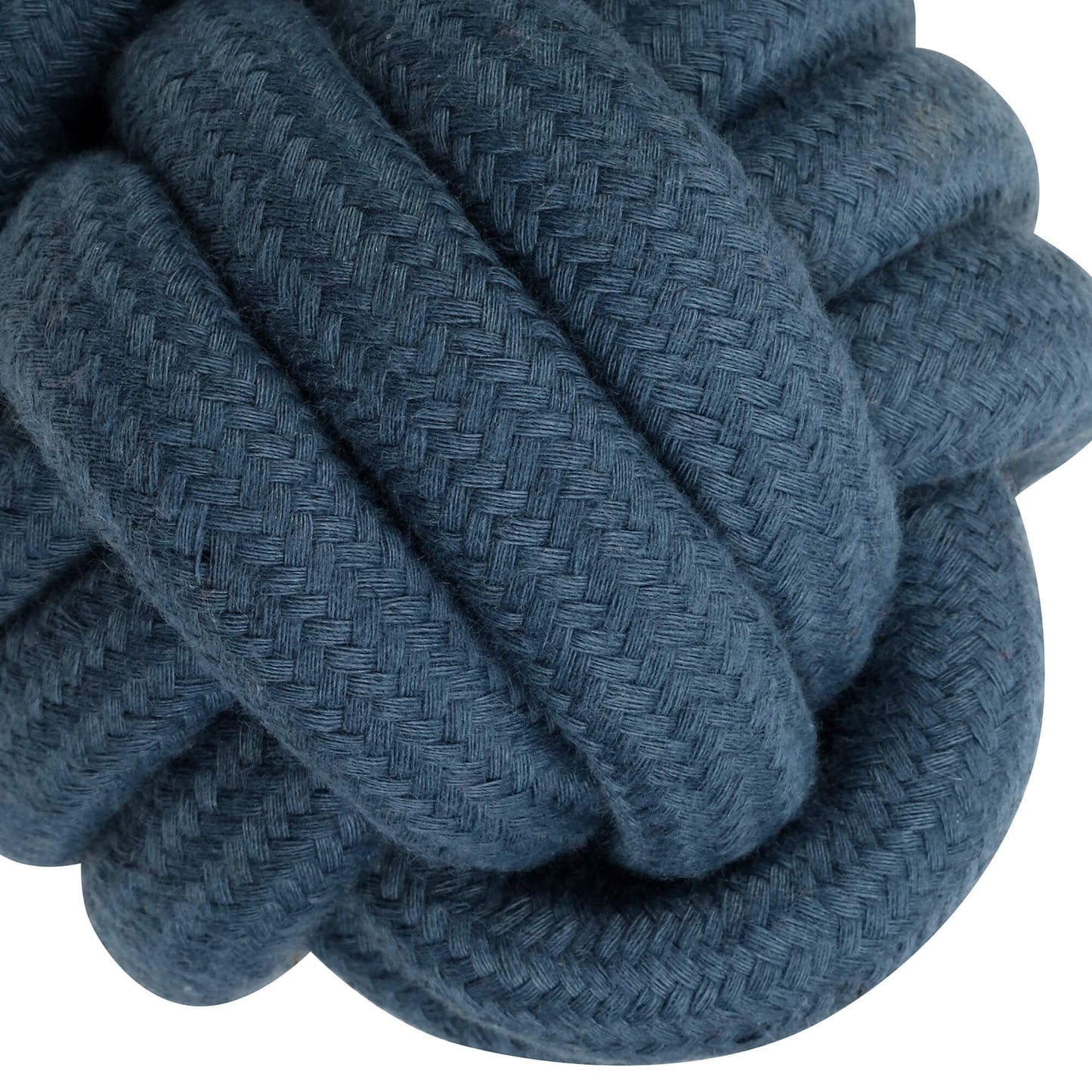 Buddy & Belle Monkey Fist Rope Dog Toy Lagoon Blue