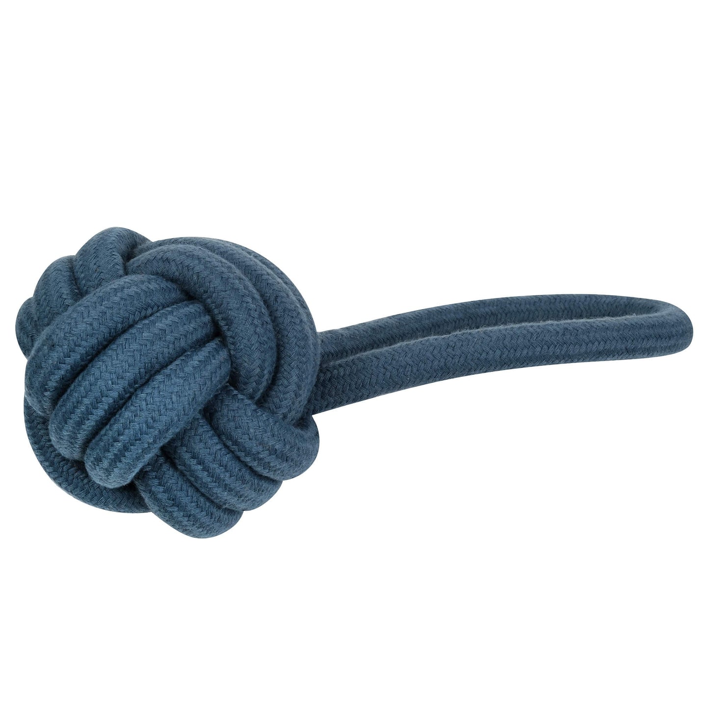 Buddy & Belle Monkey Fist Rope Dog Toy Lagoon Blue
