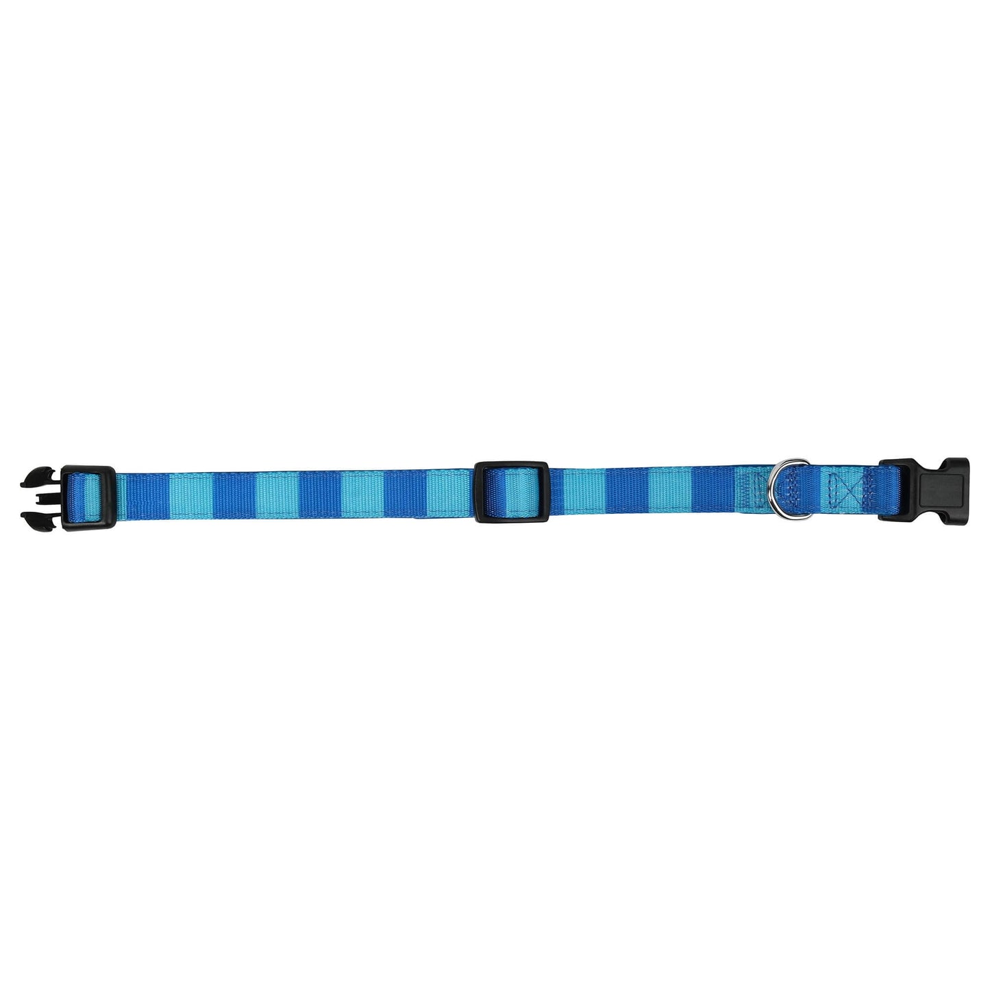 Lexi & Me Blue Check Dog Collar