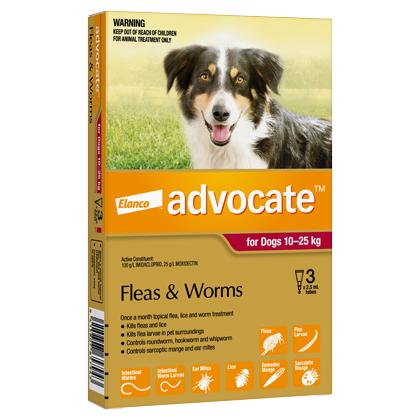 Advocate Spot-On Flea Treatment Medium Dogs 10-25kg