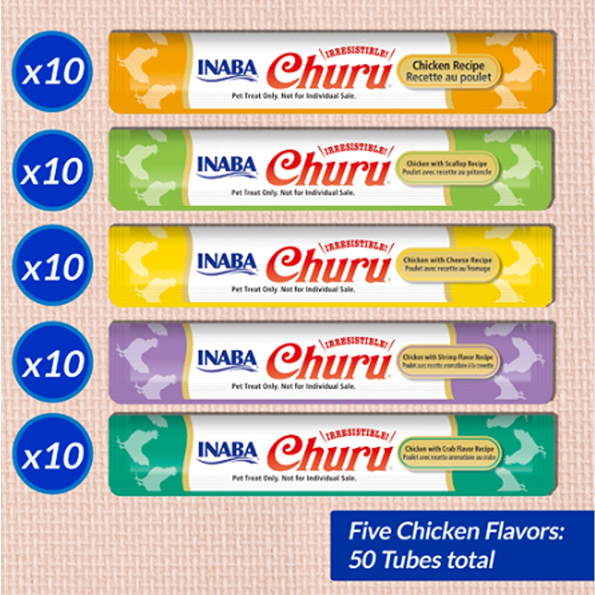 Inaba Churu Chicken Variety Tub Cat Treats