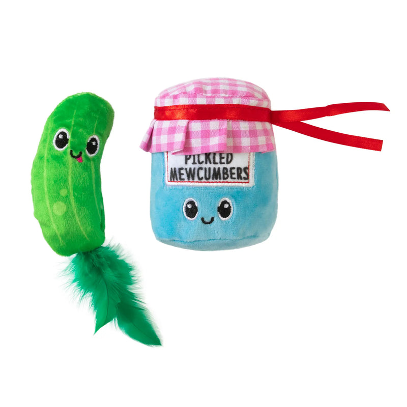 Quirky Kitty Pickled Mewcumbers Cat Toy