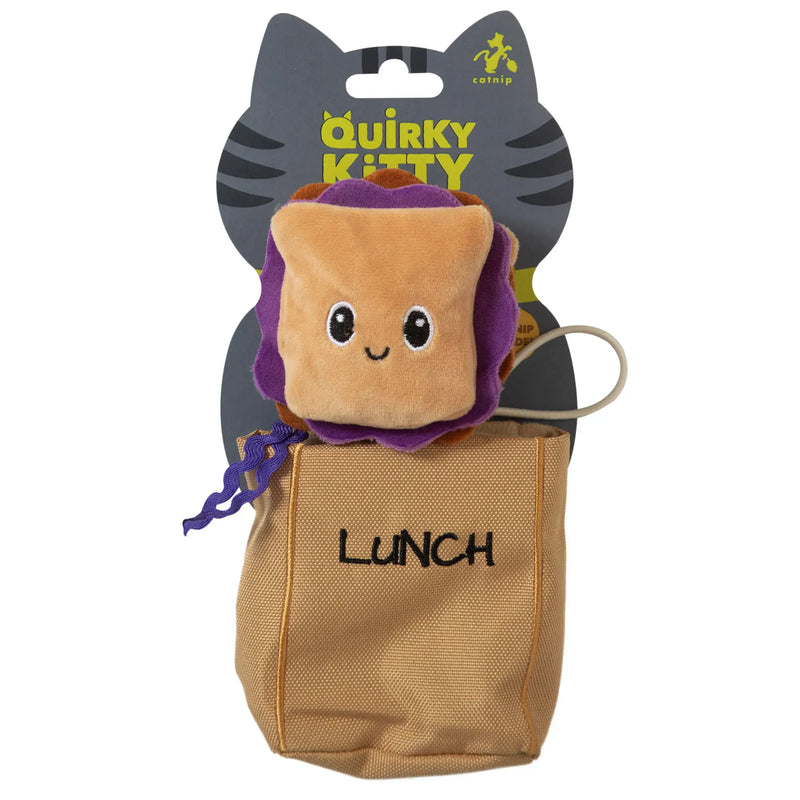 Quirky Kitty PB&J Hide-A-Toy Cat Toy
