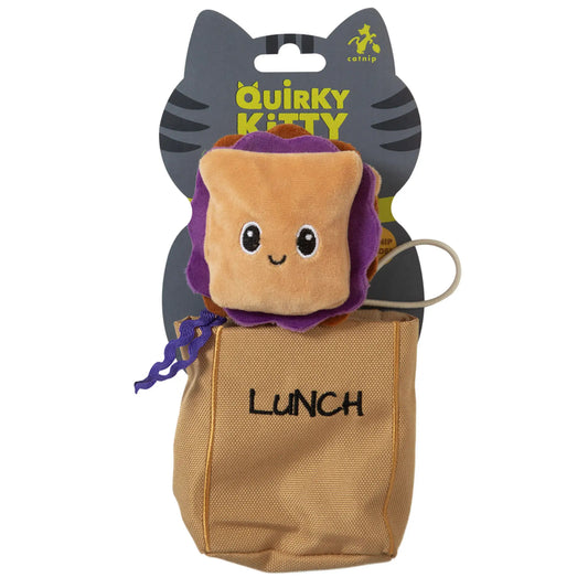 Quirky Kitty PB&J Hide-A-Toy Cat Toy