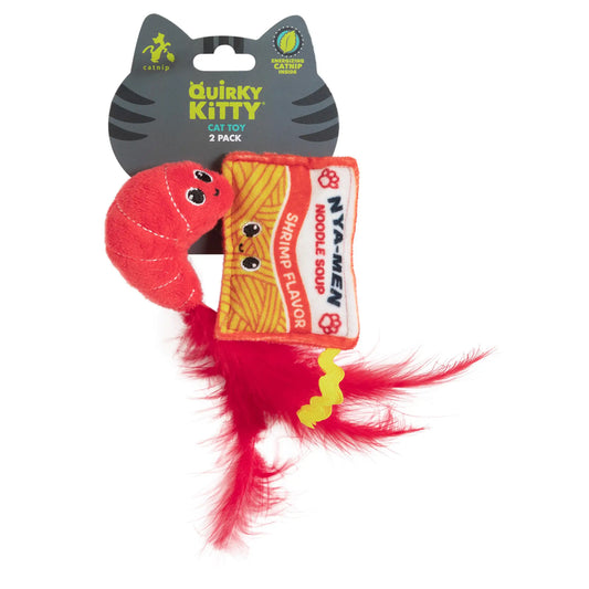 Quirky Kitty Ramen Cat Toy