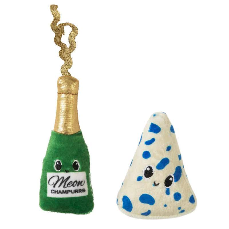 Quirky Kitty Wine And Cheese Cat Toy