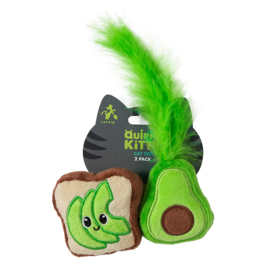 Quirky Kitty Avocado Toast Cat Toy