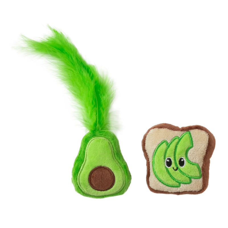 Quirky Kitty Avocado Toast Cat Toy