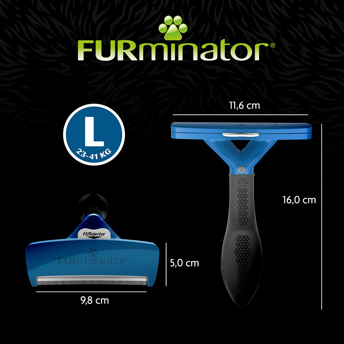 FURminator Short Hair De-Shedding Tool for Dogs