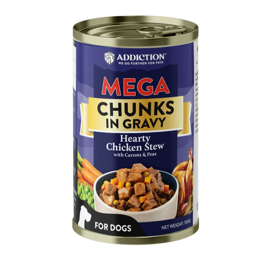 Addiction MEGA Hearty Chicken Stew Gravy Wet Dog Food