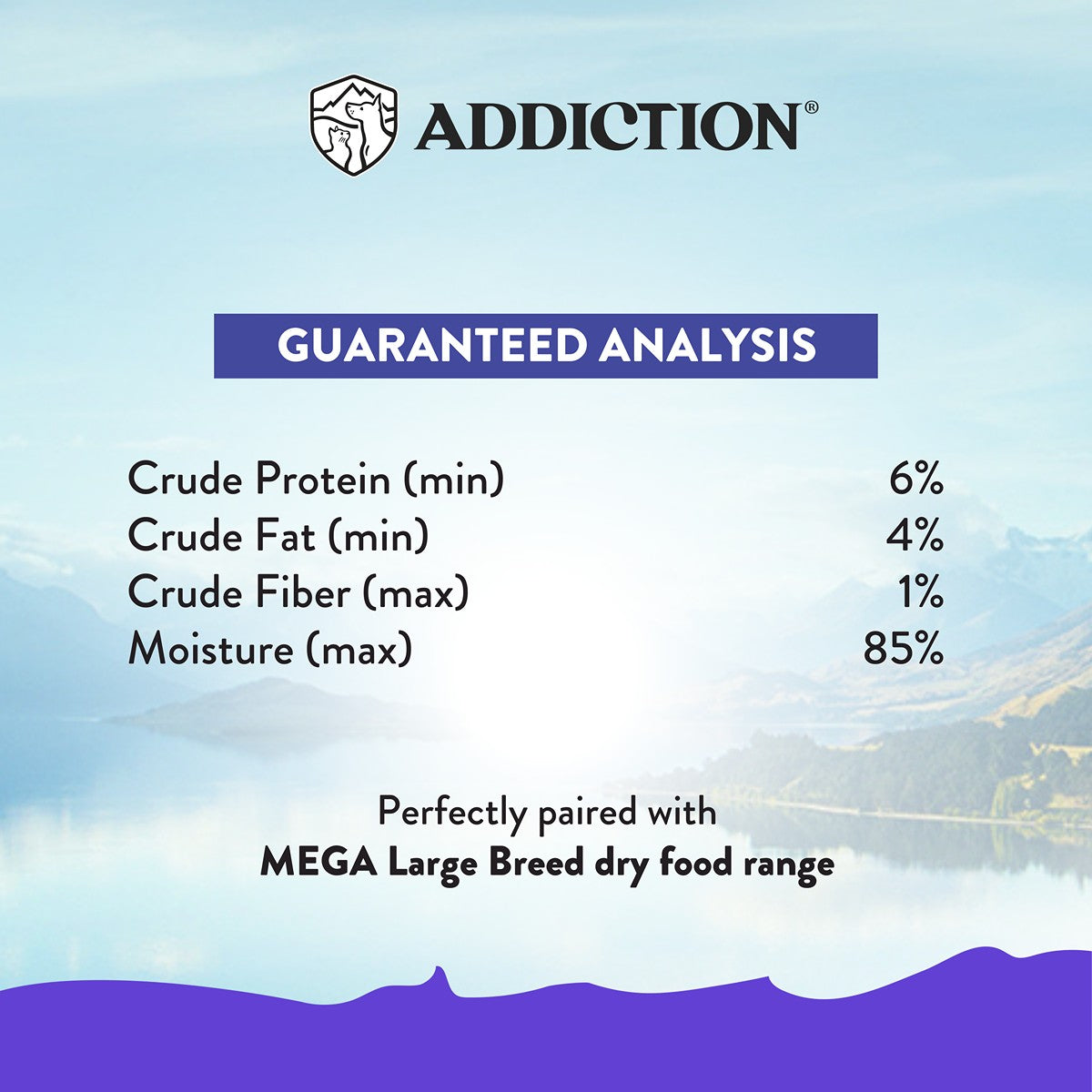 Addiction MEGA Hearty Chicken Stew Gravy Wet Dog Food