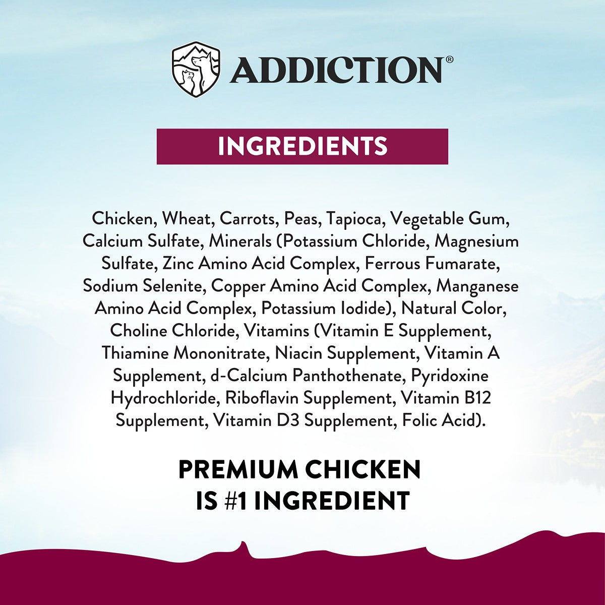 Addiction MEGA Country Chicken Dinner Loaf Wet Dog Food