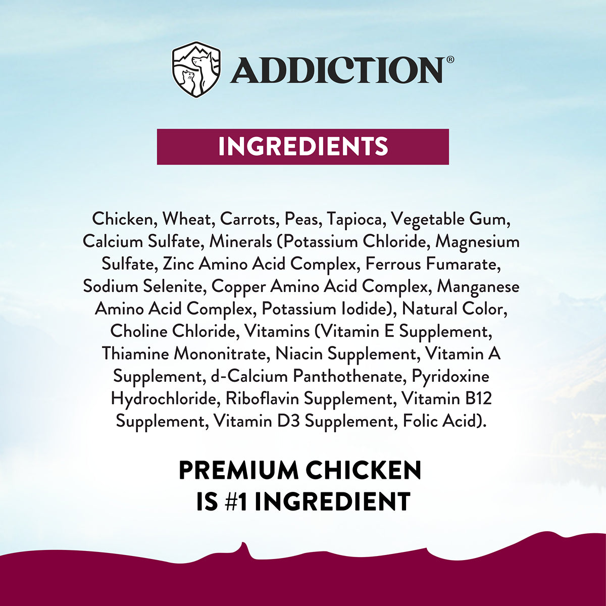 Addiction MEGA Country Chicken Dinner Loaf Wet Dog Food